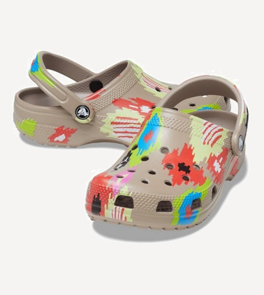 Сабо Classic Ikat  (EU 37-38 M5W7 СМ 22.9; Mushroom/multi)